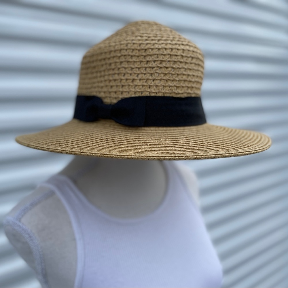 Brooklyn Hat Co. Women Beige Palm Sun Hat - Adjustable!